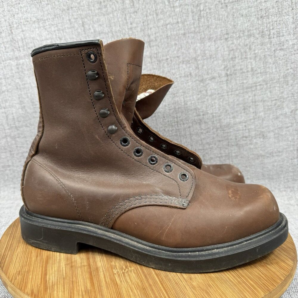 Red Wing 953 Boots Men's 8 EEE Soft Toe Leather Work Vintage